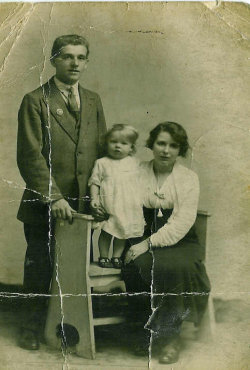 old photo of a formal family portrait